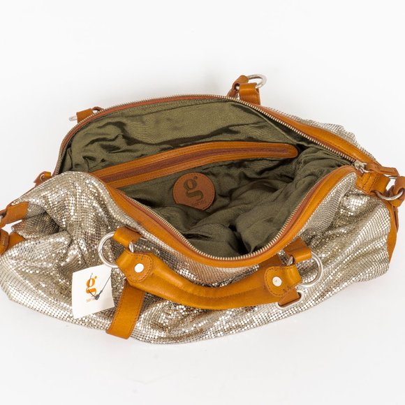 NWT Cole Haan G Series Mesh Mirror Designer Bag - Picture 3 of 7